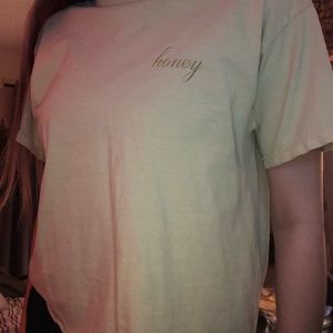 Brandy Melville Yellow Honey Shirt